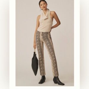 Mother snake skin jeans